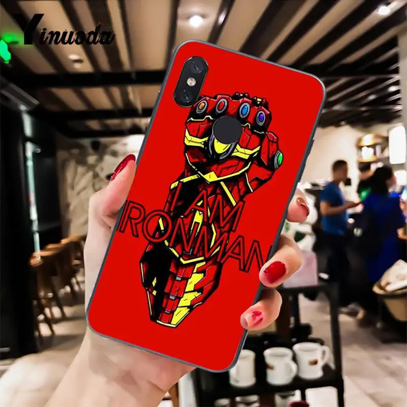 Чехол для телефона Yinuoda Marvel Deadpool Железный человек Человек паук Thanos Groot Xiaomi Mi6 Mix2