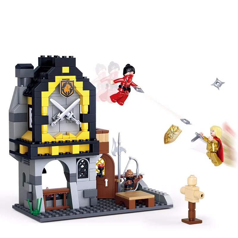 

Sluban Models Building toy Compatible with B0615 280Pcs Armory Blocks Toys Hobbies For Boys Girls Model Building Kits