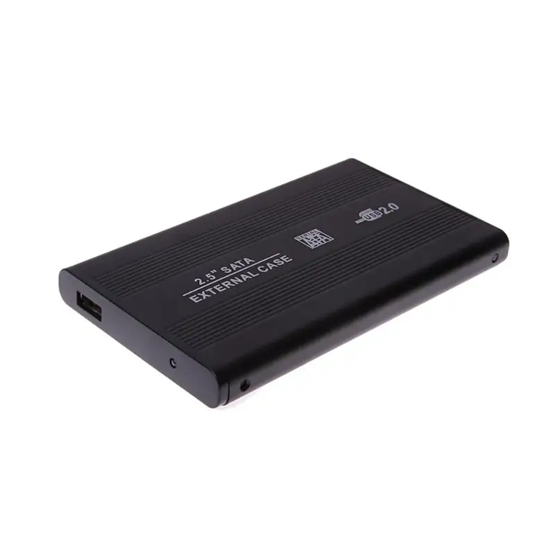 Portable 2.5"HDD Mobile Disk Box External 3TB Drive USB 2.0 High Speed 480mbps Laptop SATA HDD Enclosure