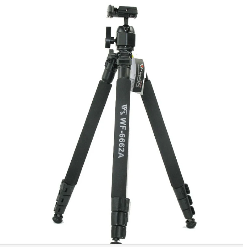 

Pro WF6662A Weifeng 6662A Tripod With Ball Head Fancier Tripod For Camera Nikon Canon Sony portable