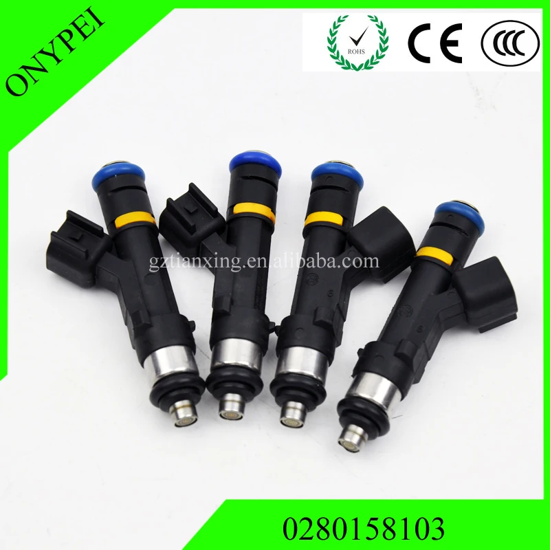 

(4 pcs) 0280158103 L3G5-13-250 Fuel Injectors For Mazda 3 5 6 MX-5 Atenza 1.8 2.0 2.3 L3G513250