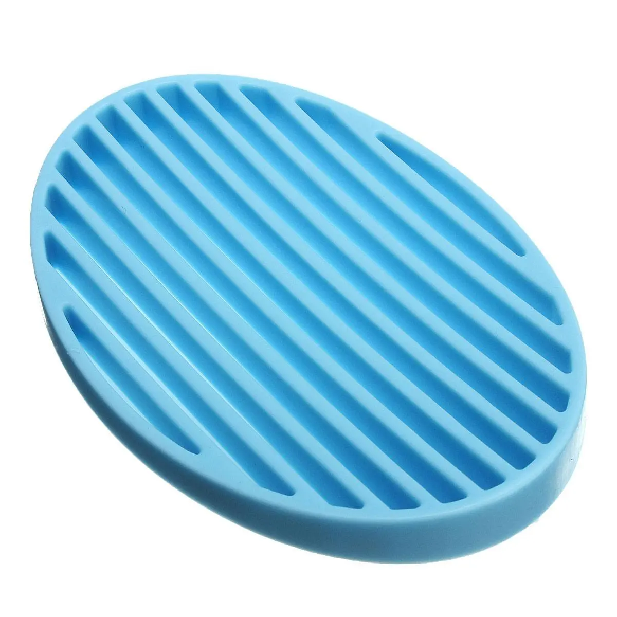 Practical Fashion Silicone Home Bathroom Flexible Soap Dish Plate Soap