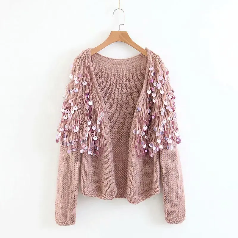 glitter cardigan sweater