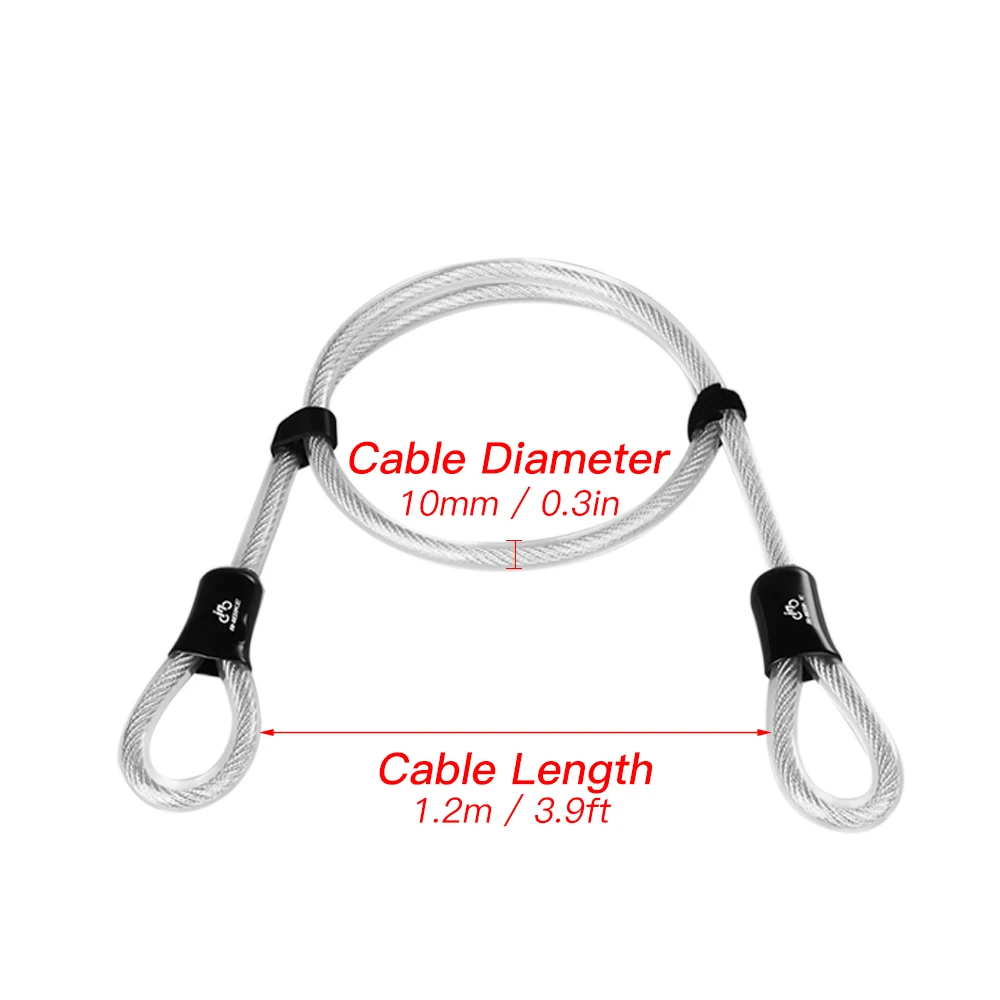 Противоугонный велосипедный замок сверхмощный Противоскользящий стальной Велосипедный Замок Комбинация с u-образным замком Скоба гибкий кабельный замок