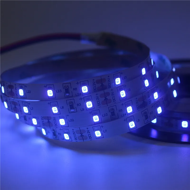 Светодиодный светильник 12 в пост. Тока SMD 2835 60 светодиодов/м ультрафиолетовый