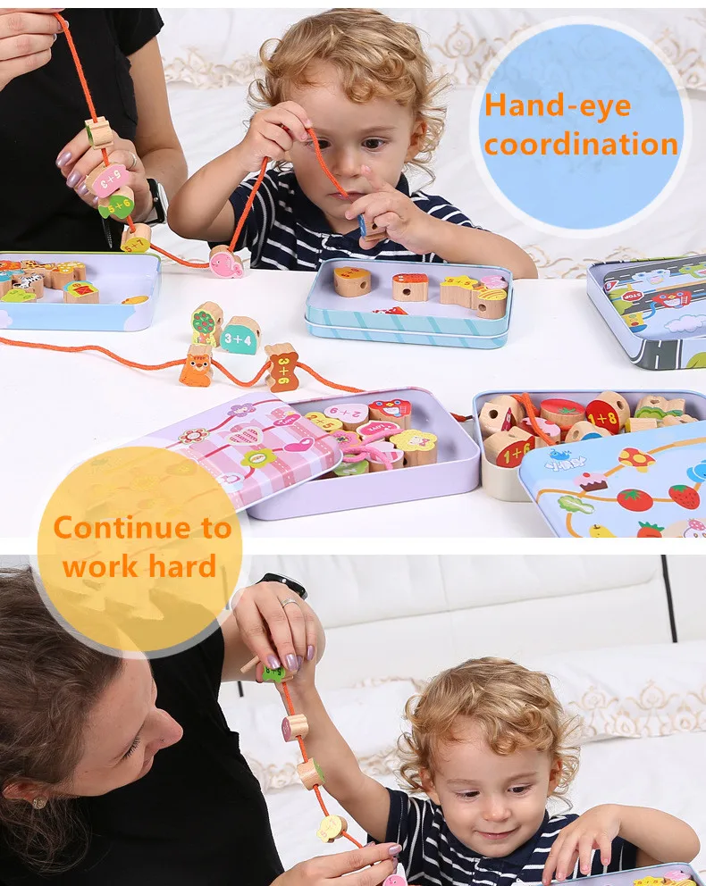 wooden toys puzzles for kids children