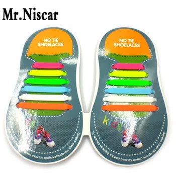 

WHOLESALE 50 Sets Lazy Shoelaces No Tie Shoelace Kids Sports Shoe Accessories Children Elastic Silicone Shoe Laces Free Shipping