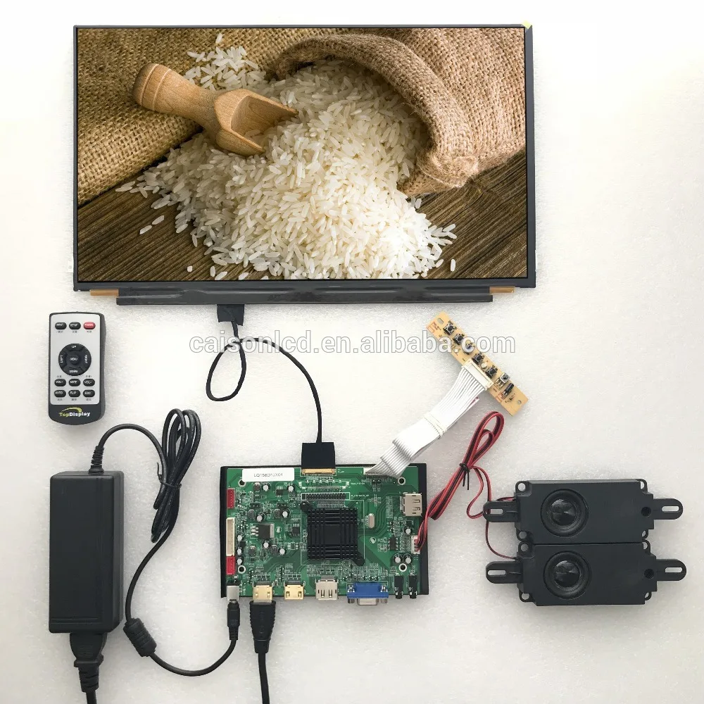 

2HDMI+VGA+DP+Audio 4K LCD controller board support 15.6 inch lcd panel LQ156D1JX01 with 3840*2160