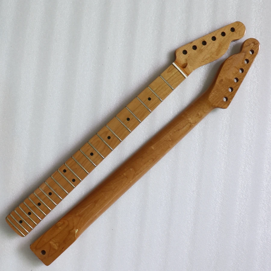 

Canadian Grilled Maple Electric Guitar Neck Natural Nitro Paint Bright
