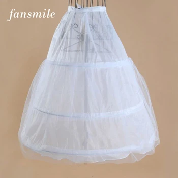 In Stock 3 Hoops Petticoats for wedding dress Wedding Accessories Free Shipping Crinoline Cheap Underskirt For Ball Gown 2016