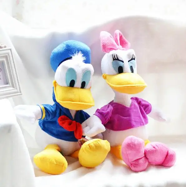 1pcs 30cm Classic Cartoon Cute Doll Donald Or Daisy Duck Plush Toys 