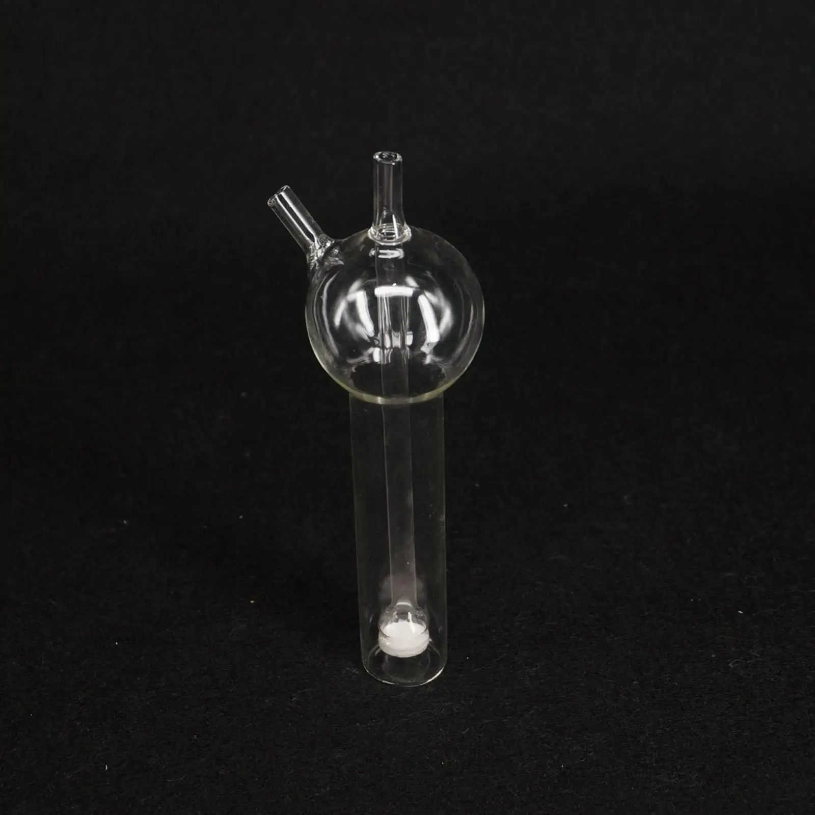 

25ml Clear Sulfur Dioxide Absorber Tube Bottle Apparatus Chemistry Lab Glassware