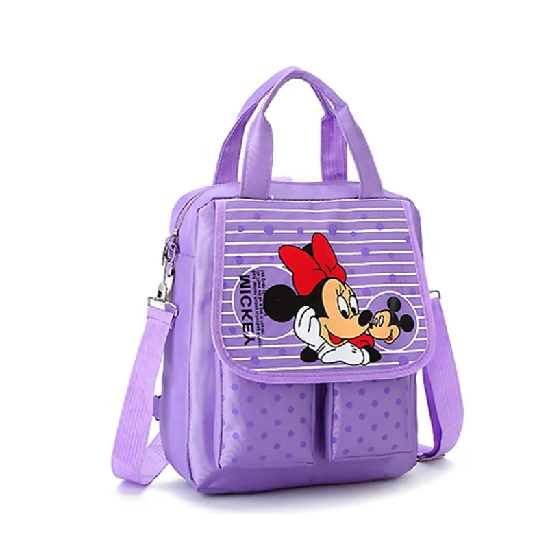 Дисней Микки Маус Детский мультфильм Рюкзак Студенческая сумка для школы сумка для хранения пакет сумка репетитор посылка на плечо - Цвет: 1