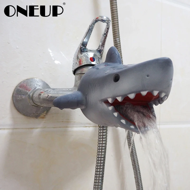 

ONEUP Cute Animal Sink Tap Toddler Extender Wash for Kids Children Water Tap Faucet Extension For Hand Washing Bathroom Kitchen