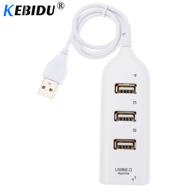 USB 2 0 концентратор kebidu супер высокоскоростной 4 портовый usb хаб разветвитель