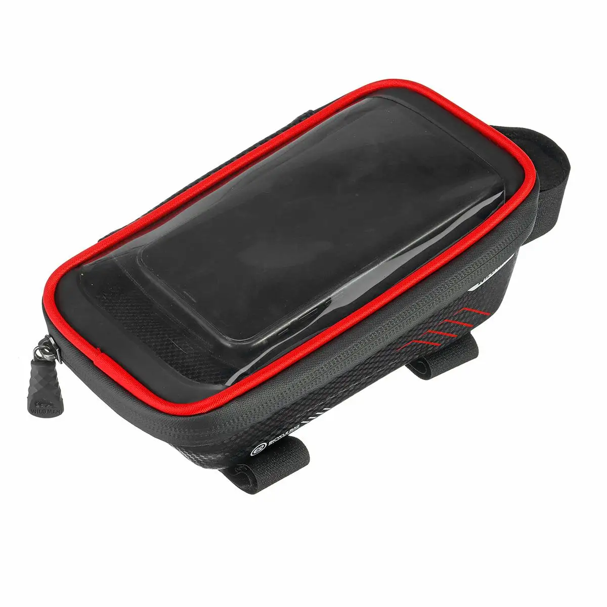 Красный Mountain Bike Bag Rainproof Waterproof Mtb Front Bag Mobile Phone Case Bicycle Top Tube Bag Cycling Accessories - Цвет: Красный