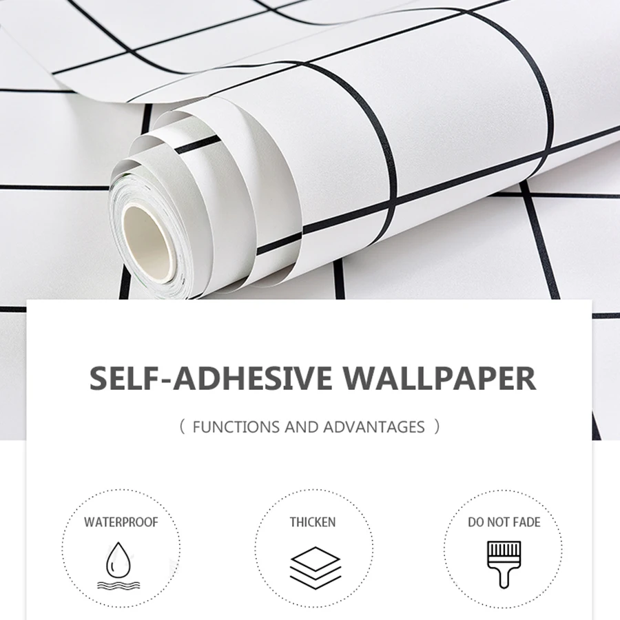 Najtaniej Gruba samoprzylepna matowa ścienna papierowa naklejka sypialnia sypialnia kuchnia wodoodporny olejoodporny szafka renowacja naklejki