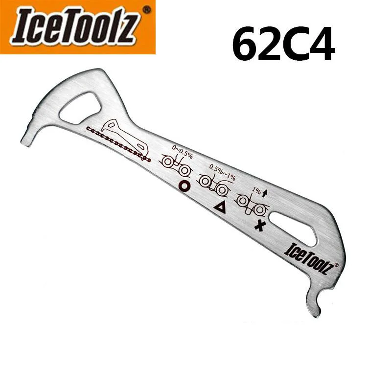 

IceToolz Ice Toolz Bicycle 62C4 Stainless Steel Go / No-go Chain Checker Bike Repair Tools