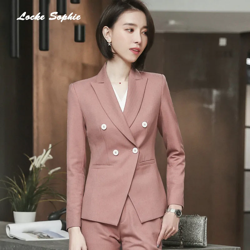

1pcs Women's Plus size Blazers coats 2019 Autumn cotton blend Button Splicing Small Suits jackets ladies Skinny Blazers Suits