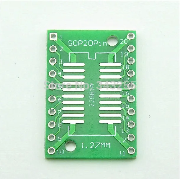 Бесплатная доставка 10 шт./лот TSSOP20 SSOP20 MSOP20 SOP20 поворотный DIP20 20pin IC адаптер