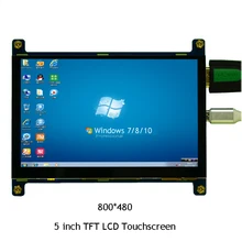 HF 800*480 HD HDMI 5 дюймов USB Сенсорный экран Дисплей на тонкопленочных транзисторах на тонкоплёночных транзисторах модуль светодиодной панели для Banana Pi Raspberry Pi 2 Raspberry Pi 3 Model B/B