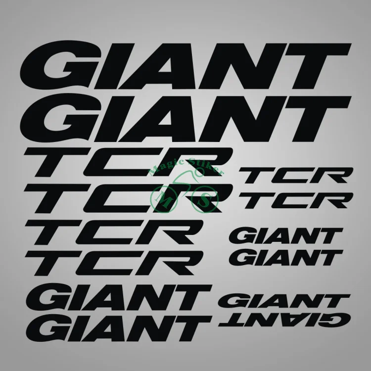 GIANT TCR Motorcycle stickers Bike Decals DIY Frame Stickers Bicycle Stickersin Decals