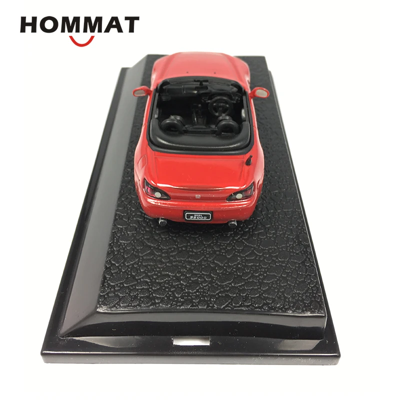 HOMMAT Simulation 1/43 Honda S2000 конвертируемая спортивная модель автомобиля литая модель игрушечного автомобиля Коллекционная модель автомобиля игрушки для детей