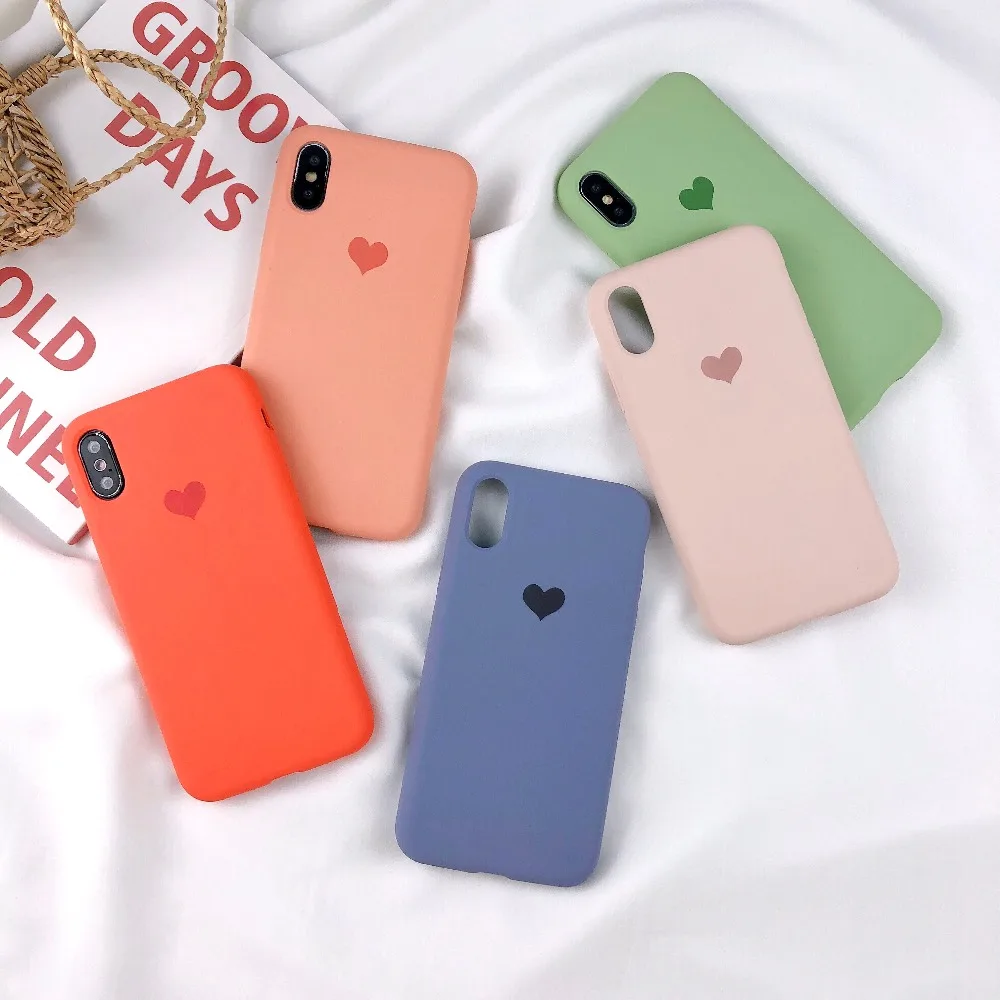 Чехол для телефона с логотипом Love iphone 12/8p/XS/7P/XSMAX полностью Силиконовый