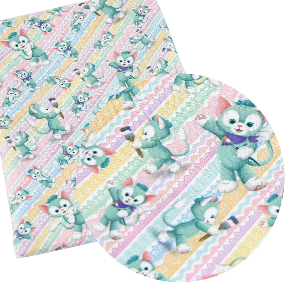 

David accessories 50*145cm cartoon patchwork Polyester cotton fabric for Tissue Kids home textile for Sewing Tilda Doll,c2942