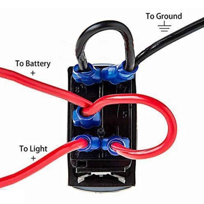 Car Switch 5 PIN Car Marine Boat Rocker Toggle Switch LED Light Bar/ work Light/ Tray Lights/ Spot Lights ON OFF 12V/20A 24V/10A Car Switch 5 PIN Car Marine Boat Rocker Toggle Switch LED Light Bar/ work Light/ Tray Lights/ Spot Lights ON OFF 12V/20A 24V/10A