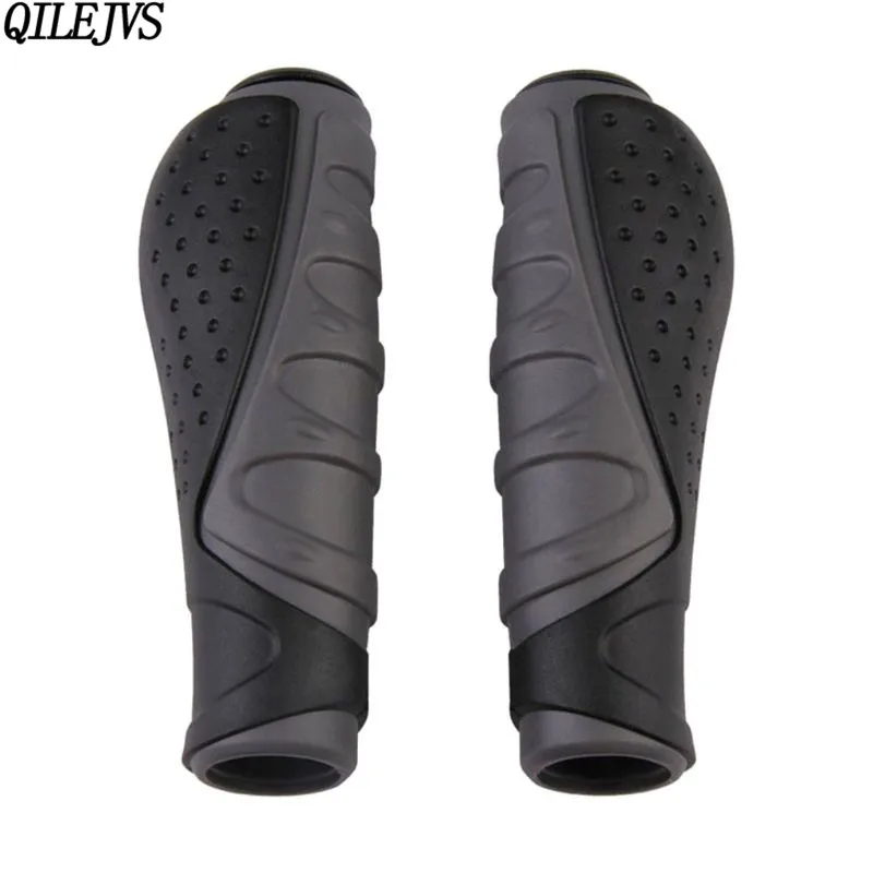 

QILEJVS 2Pcs Bycicle Handle Bar Grips Set Bike Cycle Soft Handlebar Soft Protection Mountain Cycling Equipment