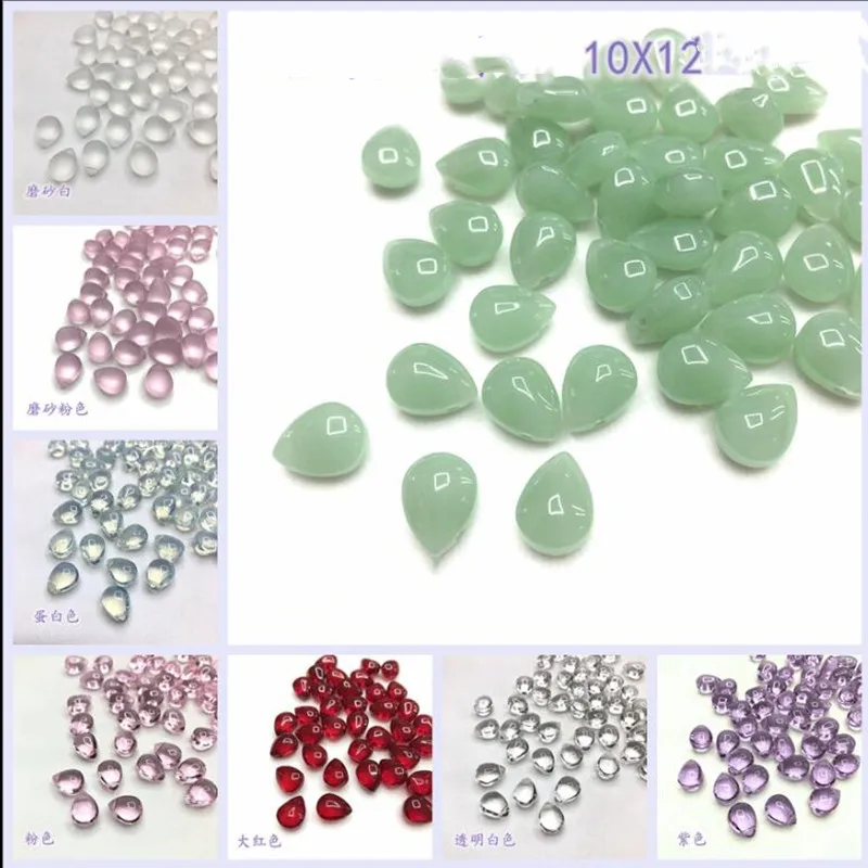 Fashion Multi Color Glass Water Drop Shape Loose DIY Beads Good Accessories 20 pieces y013 | Украшения и аксессуары