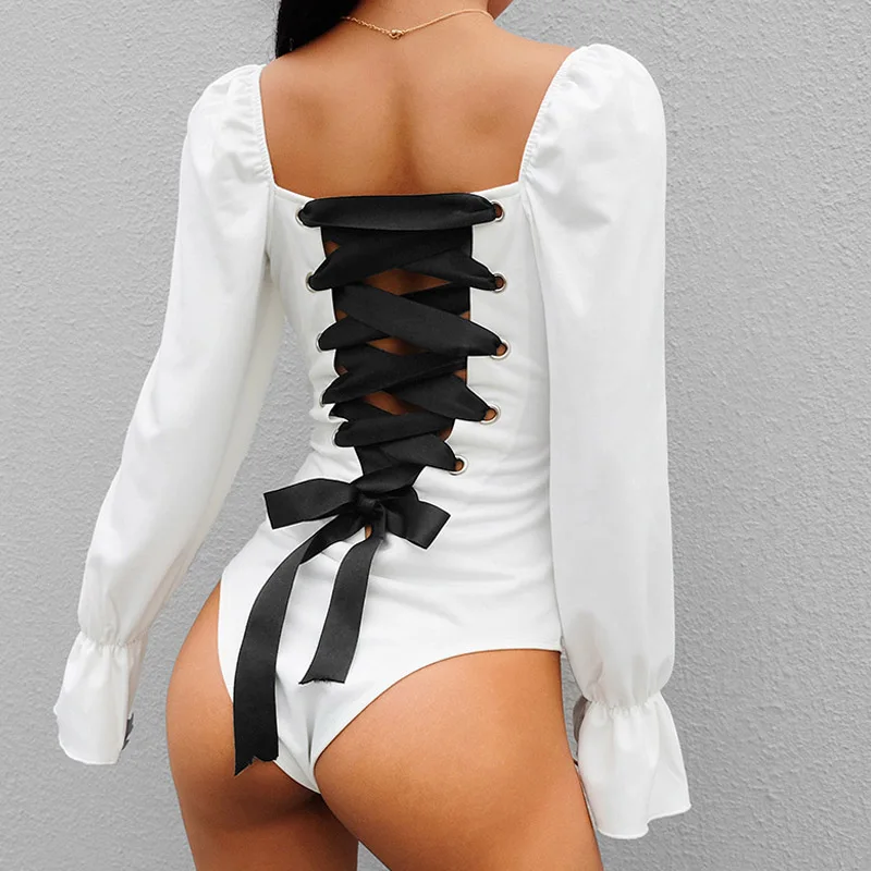 2019 summer new women's back straps jumpsuit creative bubble sleeve court wind triangle jumpsuit 2019 summer new women's back straps jumpsuit creative bubble sleeve court wind triangle jumpsuit