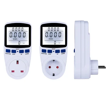 

1Pc EU/US/UK Plug Digital Voltage Wattmeter Power Analyzer Electronic Power Meter Energy Meter Automatic Kwh Power Switch