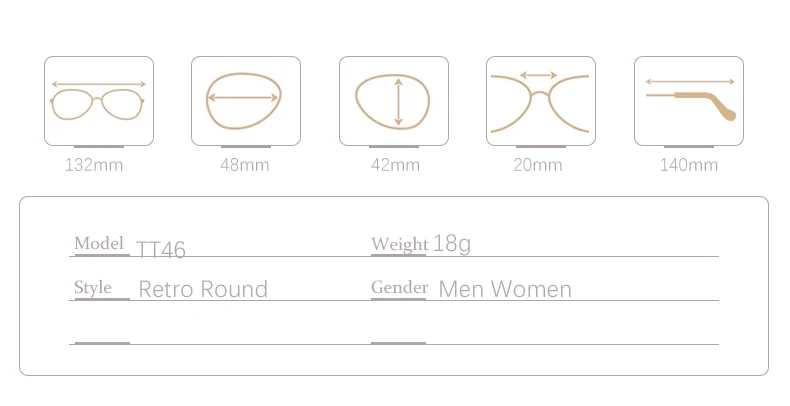 Small Round Sunglasses Men Retro Mirror Sunglasses Designer Brand Luxury Classic Shades For Women Metal Eyewear Cute Pink Glass
