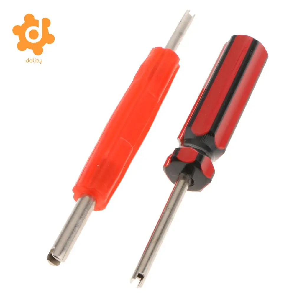 102Pcs Tire Valve Stem Core Part Dual /Single Head Valve Core Remover Set
