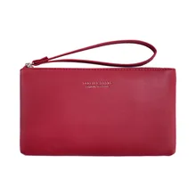 Модные женские клатчи из искусственной кожи, кошелек на молнии, простые сумки для женщин, водонепроницаемый клатч, женские кожаные сумки