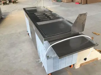 

fry ice cream machine commercial milk ice roll/fried ice cream machine