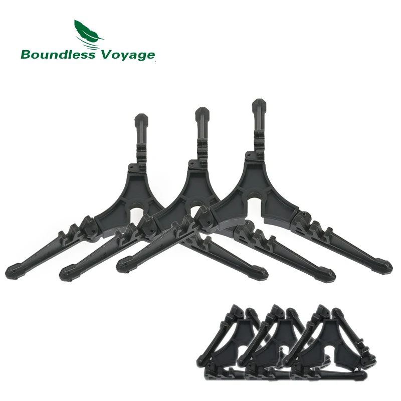

Boundless Voyage Outdoor Camping Gas Tank Fixed Bracket Oil Bottle Cartridge Canister Stand Holder Stove Accessories
