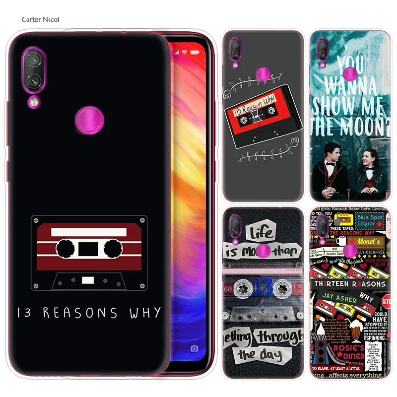 

Silicone Case for Xiaomi Redmi Note 7 6 5 Plus Mi A2 8 Lite Pro Prime Play Phone Cases Cover 13 Thirteen Reasons Why