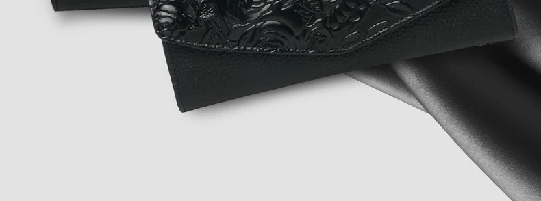 High Quality Floral Wallet Women Long Design Lady Hasp Clutch Wallet Genuine Leather Female Card Holder Wallets Coin Purse (2)