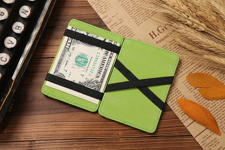 new hight quality fashion magic wallet PU leather men wallets carteira magica credit card holder male magic wallet for men