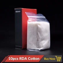 Volcanee 10 шт./упак. японский хлопок RDA хлопок vape для электронных сигарет аксессуары хлопок RDA DIY испаритель