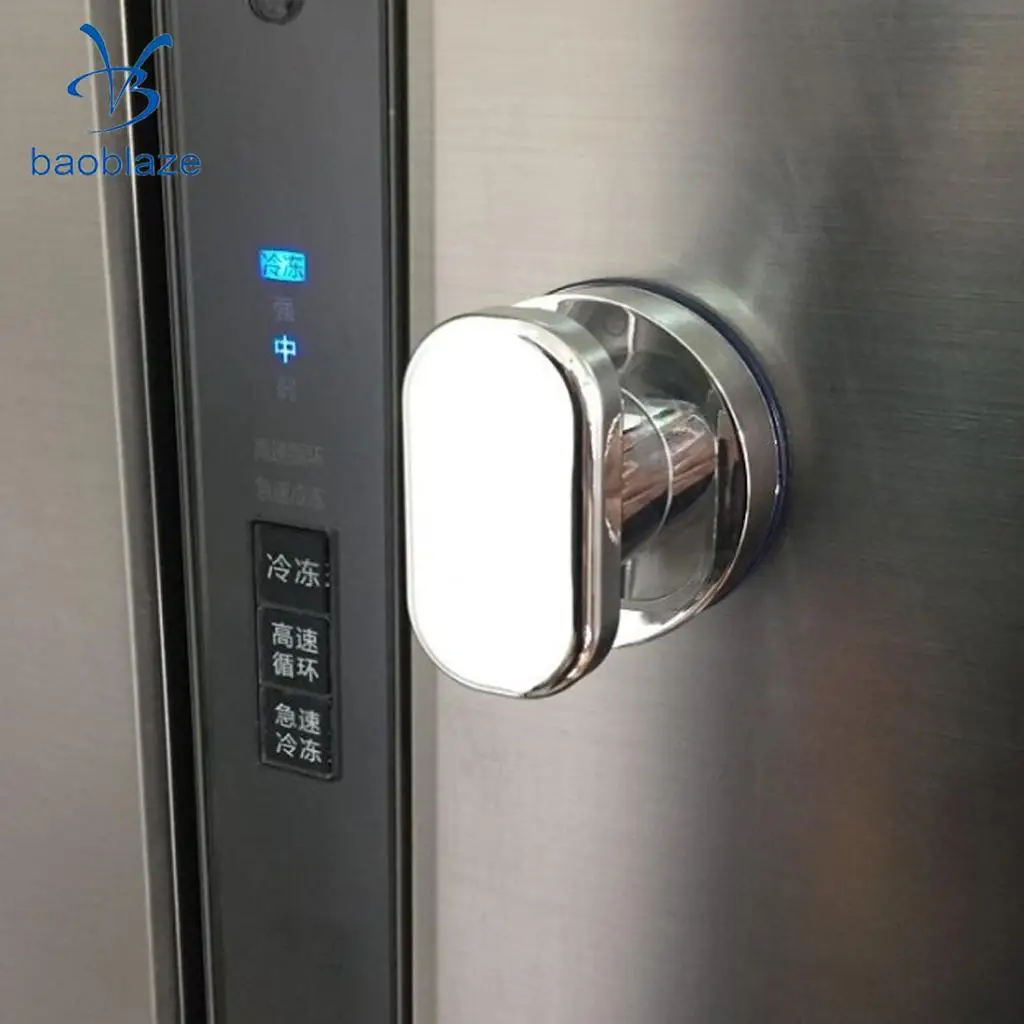 Strong Suction Cup Cabinet Handle Glass Door Pull Window Knob Decor