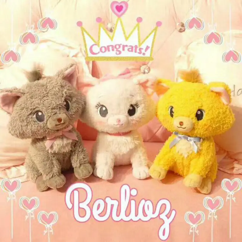 

Cute The Aristocats Cat Plush Toys Marie Cat Simulation Soft Stuffed Animals Dolls For Girls Kids Children Birthday Gift 18cm