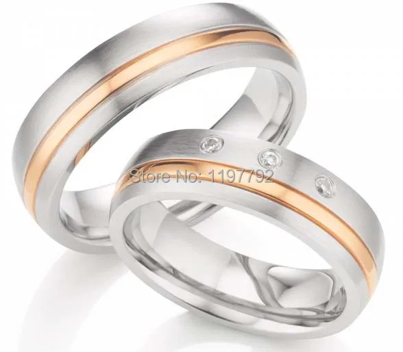 2014 affordable custom tailor rose gold colour titanium couple wedding ring setschina mainland - Affordable Wedding Ring Sets 2014 affordable custom tailor rose gold colour titanium couple wedding ring setschina mainland - Affordable Wedding Ring Sets