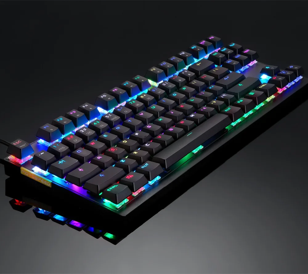 MotoSpeed CK82 профессиональная компьютерная игровая механическая клавиатура с