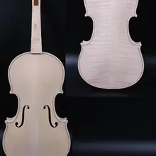 3 шт. 4/4 незавершенная скрипка полноразмерная белая скрипка тигровый клен древесина хвойного дерева, ели ручной работы из цельного дерева
