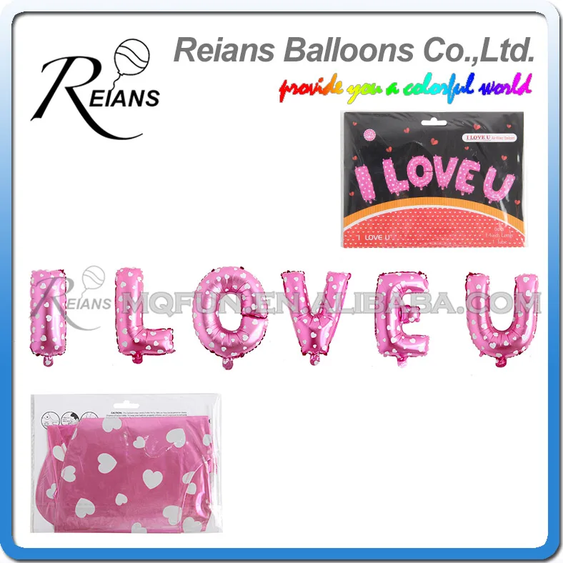 REIANS 14 дюймов любовник брак заниматься i love u Комплект Валентина дней Свадьба
