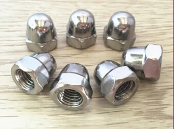 

2pcs M14/M16/M18/M20 Cover Nuts Hex Head Metric Stainless Steel Dome Cap